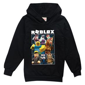 Robloxing hoodies Boys T Shirt Long Sleeve Children T-Shirts Cotton Autumn Kids Girls Tops Children Clothes 2-15Y