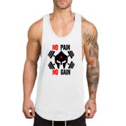 Workout New Fashion Brand Mens Tank Top Vest Musculation Fitness Singlets Sleeveless Sport Shirt Mesh Gym Clothing Bodybuilding