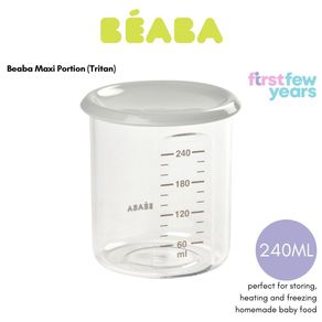 Beaba Maxi Portion 240ml (Tritan) 4 Colors Suitable for 4M+