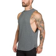 Muscleguys Brand gyms clothing workout singlet bodybuilding stringer tank top men Solid fitness vest sleeveless shirt
