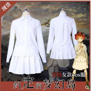 Anime Yakusoku no Neverland The Promised Neverland Cosplay Costume