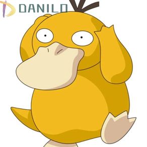 DANILO1 Pokemon Psyduck Pendant Bag Decoration Personality Little Yellow Duck Children Toy Gifts Anime Dolls Cartoon Design Women Key Holder