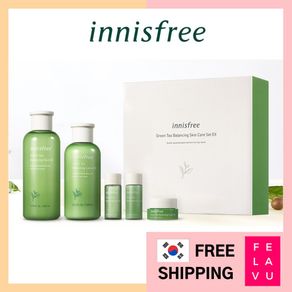 [K-Beauty]Innisfree Green Tea Balancing Skin Care Set EX