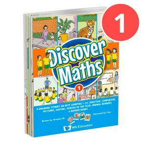 WS Discover Maths 1 - Counting 1–10, Direction, Comparison, Patterns, Sorting, Months of the Year
