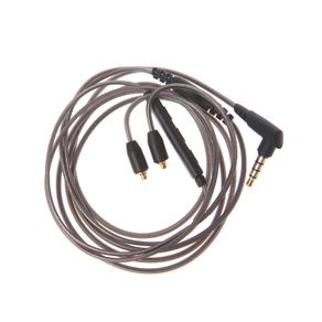 3.5mm Earphone Cable Detachable MMCX Cord With MIC For Shure SE215 SE425 UE900
