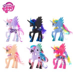 14cm My Little Pony Toys Friendship is Magic Pop Pinkie Pie Rainbow Unicorn  Pony PVC Action