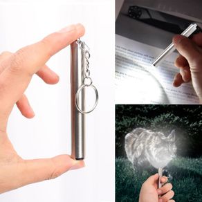 Portable Multifunctional Outdoor Camping Keychain Flashlights / Battery Powered Emergency Lamp Strong Bright Torch