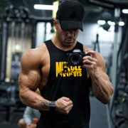 Muscle Guys Brand New Summer Vest bodybuilding clothing Fitness mens tank top Sleeveless undershirt gyms stringer singlet men