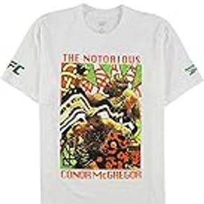 Reebok Mens Notorious Conor McGregor Graphic T-Shirt, White, Whitemulti