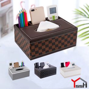 ECOCO Napkin Holder Household Living Room Dining Room Creative Lovely  Simple Multi function Remote Control Storage Tissue Box