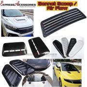 Universal Car Decorative Air Flow & Intake Scoop Turbo Bonnet Vent Cover Car Hood Fender