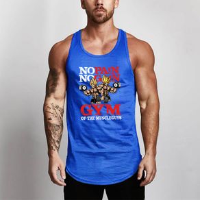 New Brand Fashion Mesh Sleeveless Shirts Tank Top Men Fitness Mens Clothing  Bodybuilding Workout Gym Vest Men Fitness Singlet