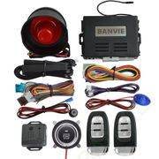 BANVIE Universal PKE Car Security Alarm System with Remote Engine Starter / Start Stop Push Button / Passive keyless go starline