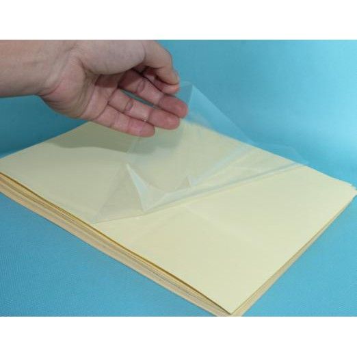A4 Transparent Sticker Paper Clear PVC Pet Waterproof Label Printer Pelekat  For Laser / Inkjet Printer
