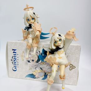 【PVC】 16cm Klee Figure Hibana Knight Anime Genshin Impact Paimon Action Figurine Collection Model Doll Toys