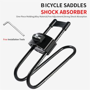 WEST BIKING Bicycle Saddle Shock Absorber MTB Mountain Road Bike Saddle Suspension Device Bicycle Accessories Alloy Spring Steel Comfortable Bike Seat Shock Absorber