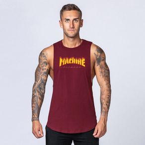 New Workout Fashion Gym Cotton Fitness Mens Tank Top Sports Stringer Clothing Bodybuilding Singlets Vest Muscle Sleeveless Shirt
