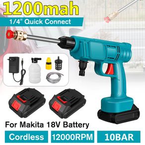 Cordless Pressure Washer 21V 22bar Portable Power Washer Cleaner Battery  Powered High Pressure Car Washer Cleaner for Washing Cars Cleaning Floors  Watering Flowers 