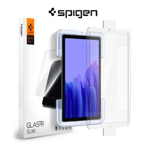 Spigen Galaxy Tab A7 Screen Protector EZ FIT GLAS.tR at 9H Hardness Compatible with Galaxy Tab A7