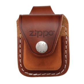 Zippo Brown Lighter Pouch with Loop LPLB