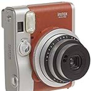 Fujifilm Instax Mini 90 Brown Camera Kit w/2 Assorted Film & Accessories,regular