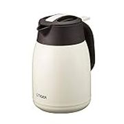 TIGER 1.6L VACUUM INSULATED DOUBLE STAINLESS STEEL HANDY JUG - IVORY (CA)