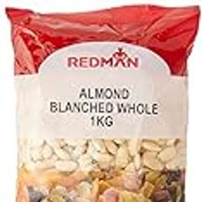 RedMan Blanched Whole Almond Nut, 1Kg
