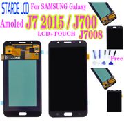 Amoled For Samsung Galaxy J7 2015 J700 J700F J700M J700H J7008 LCD Display Touch Screen Digitizer Assembly Screen Replacement