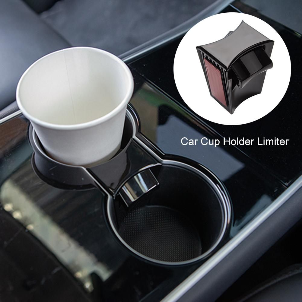 PQZATX Car Water Cup Holder Clip Water Cup Stopper for Tesla Model 3 