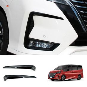 Lapetus Front Head Fog Lights Lamp Eyelid Eyebrow ABS Chrome / Carbon Fiber  Look Cover Trim For Peugeot 3008 3008GT 2017 - 2020 - AliExpress
