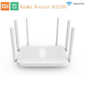 Xiaomi Redmi AC2100 Router Gigabit 2.4G 5.0GHz Dual-Band 2033Mbps Wireless Router Wifi Repeater With 6 High Gain Wider