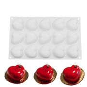 Silicone Romantics 15 heart-shaped Mini Cake Mold For Chocolate Desserts Pudding Baking Cakes Decorating Tool Molds Pan