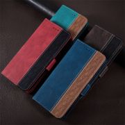 For iPhone 13 12 Mini 11 Pro Max  Matte Vintage  Leather Wallet Card Holder Flip Phone Case Cover