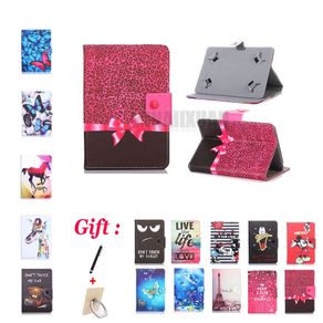 Universal 8 inch Printed PU Leather Stand Case Cover For Huawei MediaPad M3 Lite 8.0 CPN-L09 CPN-W09 CPN-AL00 Tablet + Gifts