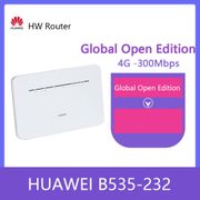 Unlocked Huawei B535-232 4G Router 3 Pro LTE FDD LTE: B1 / B3 / B7 / B8 / B20 / B28 / B32 / B38 Cat7 300Mbps Wireless CPE Router
