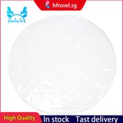 Qualitylife splat mat for under high chair/arts/crafts kids toddler washable large waterproof round clear chair floor protector