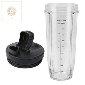 Juicer Accessories 32OZ Cup and Spout Lid for Ninja BL480 / BL490