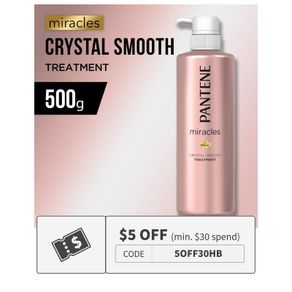 Pantene Miracles Crystal Smooth Treatment 500g