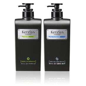 Kerasys Homme MEN Scalp Care Shampoo / Deep Cleansing Cool Shampoo 550ml