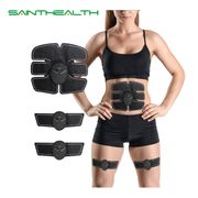 Abdominal machine electric muscle stimulator ABS ems Trainer fitness Weight loss Body slimming Massage with soft retail box