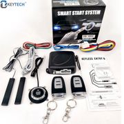 OkeyTech Auto Car Alarm Keyless Entry Engine System Remote Control Start Stop Central Lock PKE Car Engine Start Stop Push Button