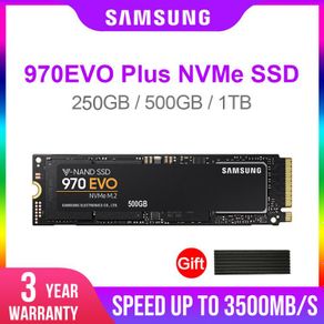 Samsung SSD 970 EVO Plus 250GB 500GB 1TB  NVMe M.2 2280 NVMe Internal SSD Solid State Hard Disk SSD PCIe 3.0 x4, NVMe 1.3 laptop