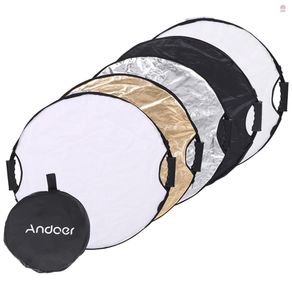 [fany] Andoer 60cm 5in1 Round Collapsible Multi-Disc Portable Circular Photo Photography Studio Video Light Reflector