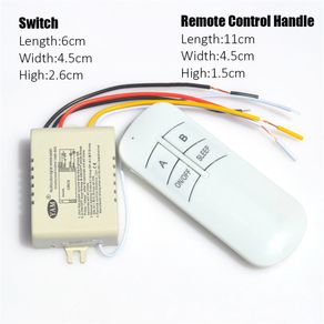 220V Multifunctional Remote Control Switch Wireless Digital Lamp Light  Remote Control Switch 