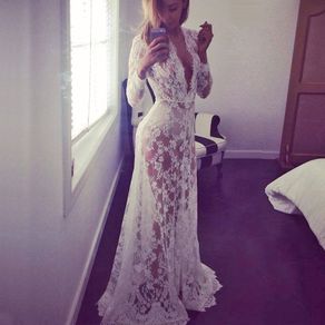 Lace Vestidos Maternity Photography Props White Pregnancy Dress Photography Maternity Dresses For Photo Shoot Pregnant Clothes