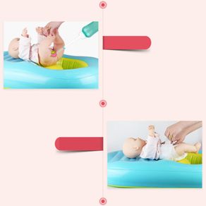 Portable Inflatable Baby Bath Tub Newborn Inflatable Bathtub Baby Bath Seat Babies Bathing Wash Hair Ass Basin Baby Care