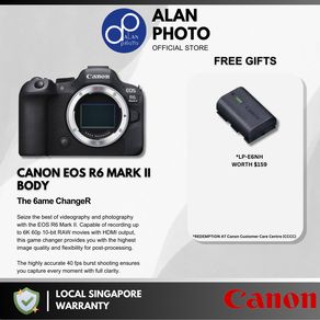 Canon EOS R6 Body & EOS R6 II & EOS R6II & RF 24-105 IS STM Mirrorless Camera | Canon Singapore Warranty