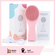Silicone Electric Facial Cleansing Brush 6 Modes Face Massager Deep Clean Pores Skin Care Tools Vibration Face Cleanser Brush