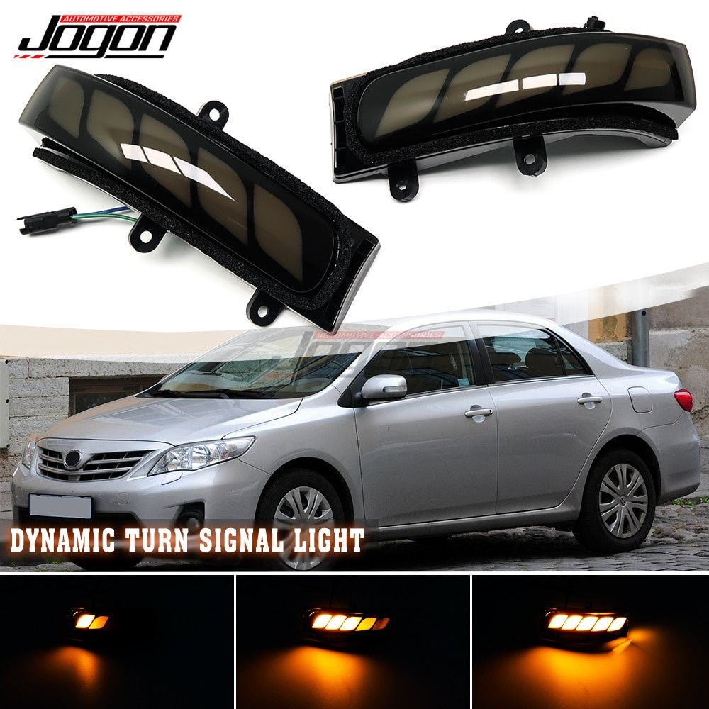 LED Dynamic Turn Signal Mirror Light Side For Toyota Yaris XP210 Sienta  XP170