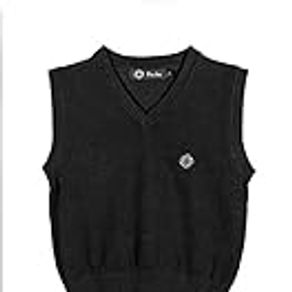 Yale Uniform Sweater Vest 100% Cotton V-Neck Sleeveless School Pullover for Kids Boys & Girls